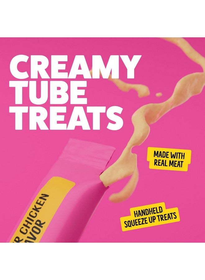 Bonkers Mixx, Wet Lickable Tube Tender Chicken Flavor Cat Treats, Real Meat Treats, Treats for Training or Food Topper, for All Breeds and Ages, Value Pack (15 Pack, 60 Tubes) - Image 5