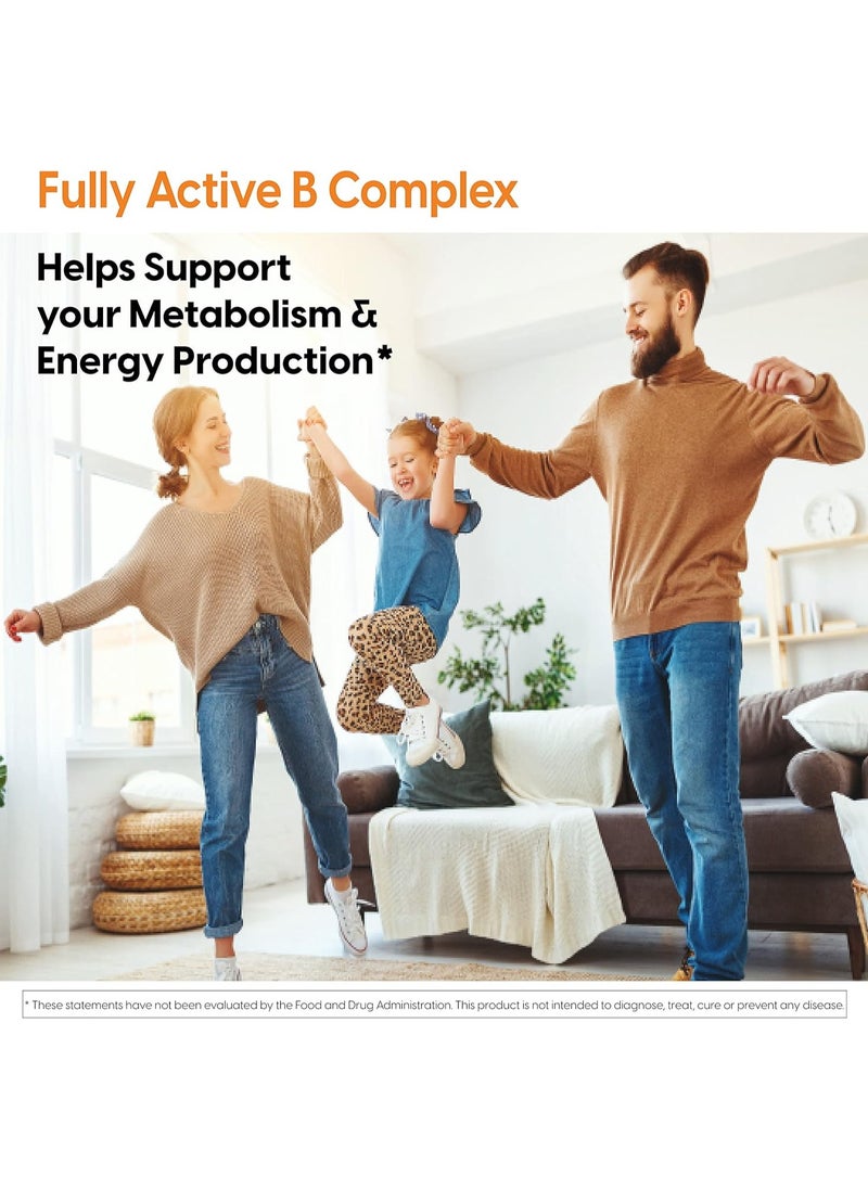 Doctor's BEST Fully Active B Complex With Quatrefolic 30 Veggie Caps  - Image 4