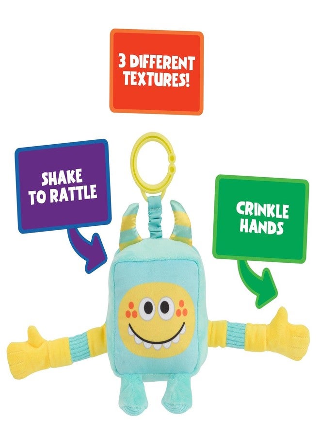 WowWee Super Simple WowWee Sensory Plush Monsters Rizzo (Blue) with 5+ Sensory Features (Ages 0+) - Image 3