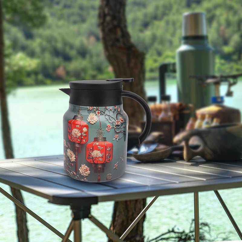 Global production standard crafted GOWENIC 316 Stainless Steel Vintage Floral Pattern Thermal Coffee Pot Leakproof Lid for Home Office Replaceable parts Climate adapted upgraded quality Quick available purchase options Scratch resistant Trendy varied sizing alternatives Classified organized storage KSA stocked goods Temp fluctuation resistant crafted quality Assorted color options No overseas transit wait Multi-use detailed build Public demand affordable quality Home & light industrial compatible In-house warehouse packing All user group compatible Licensed warehouse stored goods Tiered cost purchase alternatives Gulf climate tested upgraded quality Multi-use upgraded craftsmanship Scheduled warehouse deliver Hardness boosted processed substance Intercity storage hub Demand-based stock planning All region coverage - Image 2