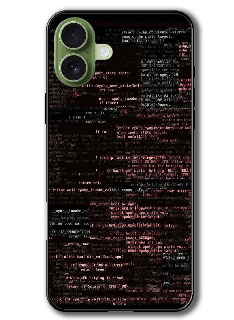 Theodor Case Compatible with Apple iPhone 17 6.3 Inch Protection Shockproof Bumper Cover Coding - Image 1