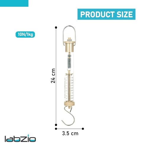 EISCO Newton Force Meter/Spring balance/Dynamometer with Dual Scale Labelled (1 Kg) - Image 2
