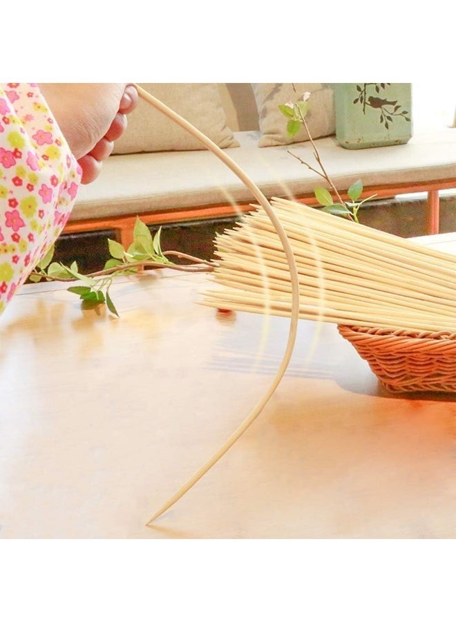 زوبا عيدان شيش طاووق من الخيزران الطبيعي – قوية وآمنة للطعام، مثالية للشوي، الكباب، والمشويات في الحفلات والمطابخ - Image 3