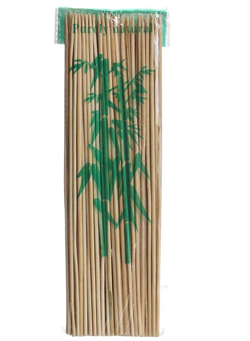 زوبا عيدان شيش طاووق من الخيزران الطبيعي – قوية وآمنة للطعام، مثالية للشوي، الكباب، والمشويات في الحفلات والمطابخ - Image 4