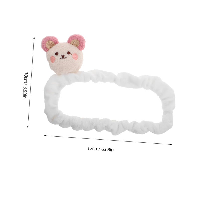Furry Rabbit Rearview Mirror Cover Plush Protector Cute Panda Design Easy Install - Image 3