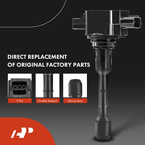 A-Premium Set of 6 Ignition Coil Pack and Iridium Spark Plugs Compatible with Infiniti G25 JX35 M35 Q50 Q70 QX60 & Nissan Altima Maxima Murano Pathfinder Quest - Image 4