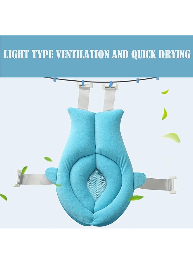 يو-هومي وسادة حمام للأطفال الرضع قابلة للتعديل، وسادة دعم حمام للأطفال حديثي الولادة، وسادة حمام للأطفال الصغار - Image 4