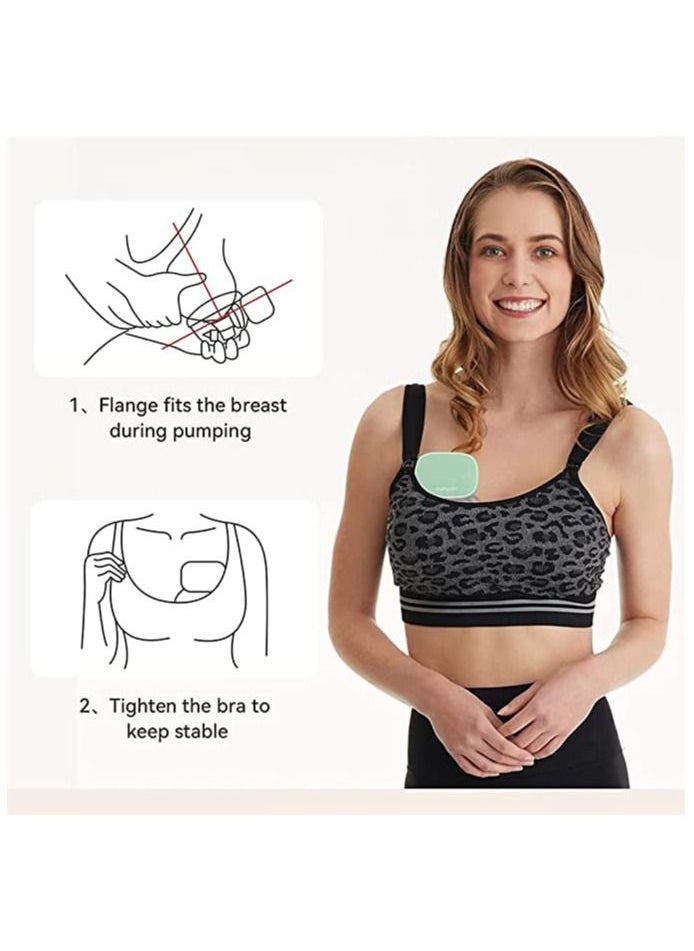 Gonice Gonice Wearable Electric Breast Pump Silent Invisible Hands Free Breast Pump 2 Modes 5 Levels Adjustable for Home Travel  - Image 4