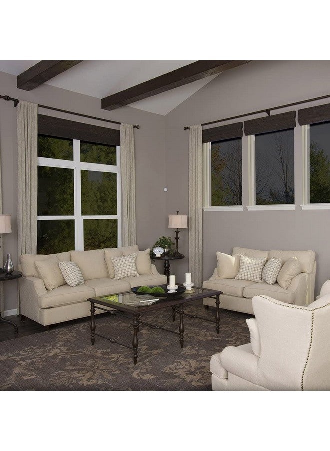 HOME13™ Black Privacy Window Film Sun Blocking Anti UV Reflective Window Glass Tint for Home and Office (20x42 Inch, Black) - Image 2