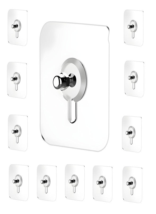 TEZURTH 5 PCS Nail for Wall Hooks for Wall Without Drilling/Self Adhesive Hooks | Heavy Duty Strong Nails for Hanging Screw Sticker Clock/Kitchen Accessories Items - BZ5869 - Image 1