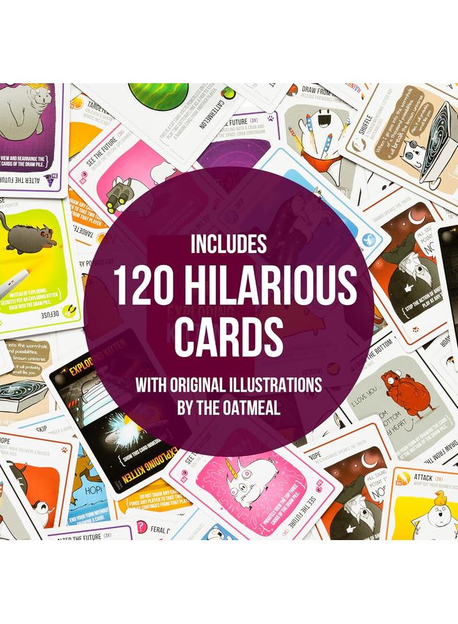 Bluejw Exploding Kittens Party Pack 2-10 Players Ages 7+ UP 15 Minutes To Play Party Sized High Stakes Card Game Party Game Family Game Night Kid And Adult Card Game - Image 2