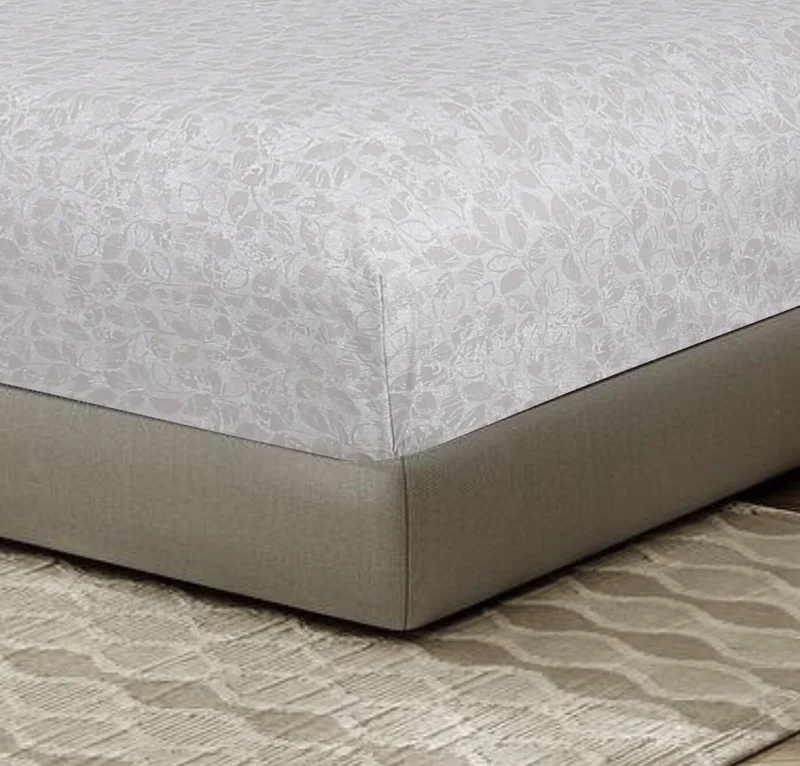 DWELL 200 Thread Count Printed Sunrich Fitted Sheet Set - Reverse