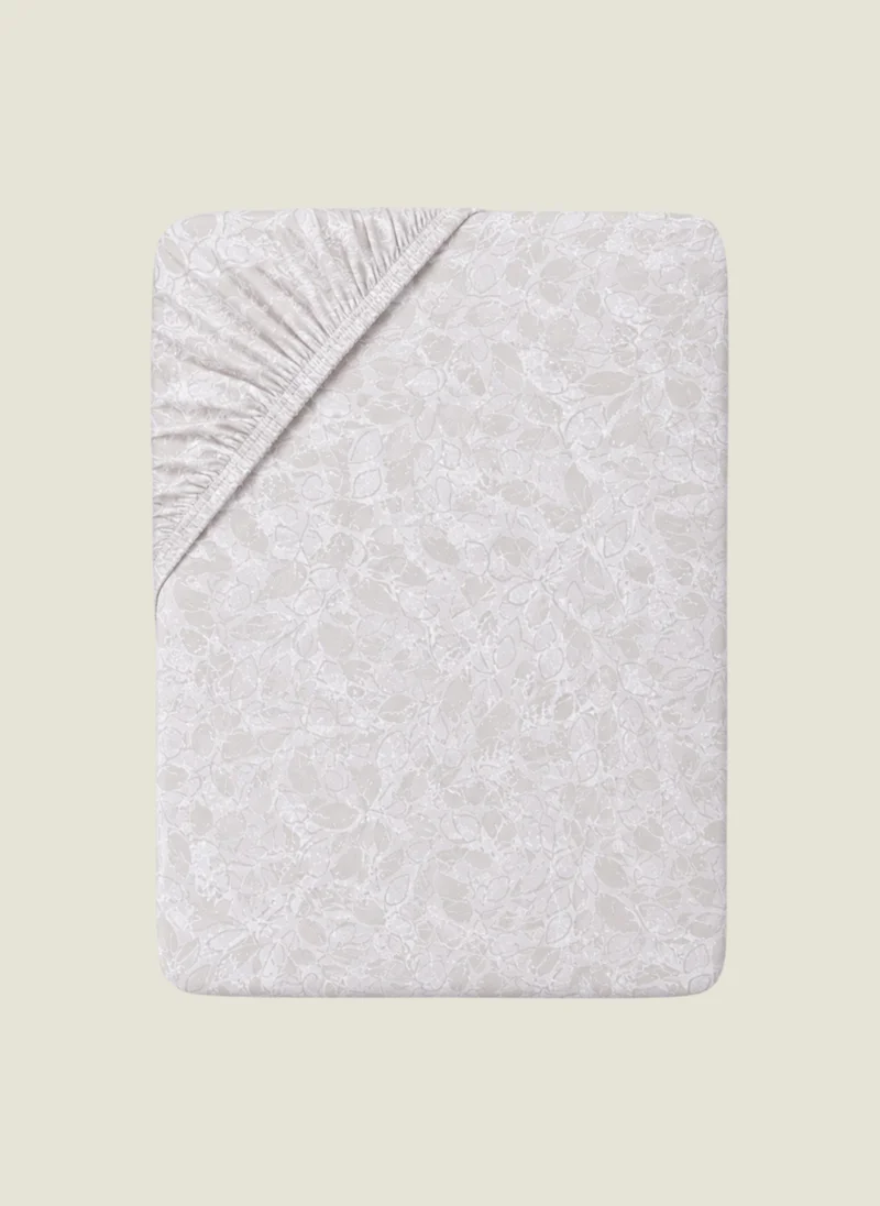 يسكن 200 Thread Count Printed Sunrich Fitted Sheet Set - Reverse