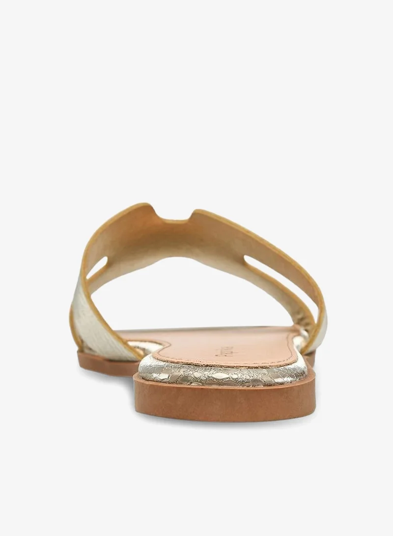Paprika GOLD Women Textured Slip-On Sandals Ramadan Collection for Women | Best Price UAE