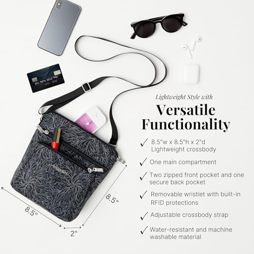 Baggallini womens Pocket With Rfid Crossbody Bags, Apple, One Size US - Image 4
