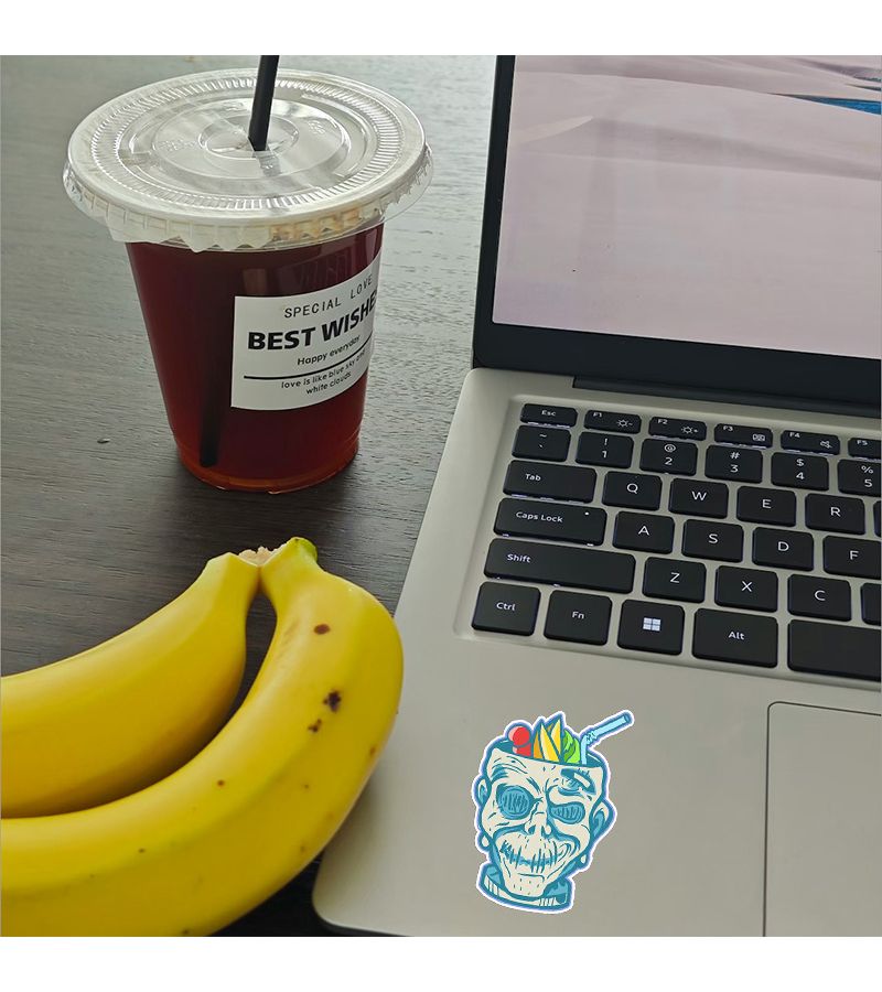 Retro Hawaiian Sticker 1pc Weather Resistant For Laptop Mug Suitcase - Image 4