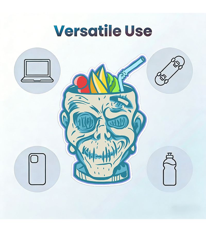 Retro Hawaiian Sticker 1pc Weather Resistant For Laptop Mug Suitcase - Image 3