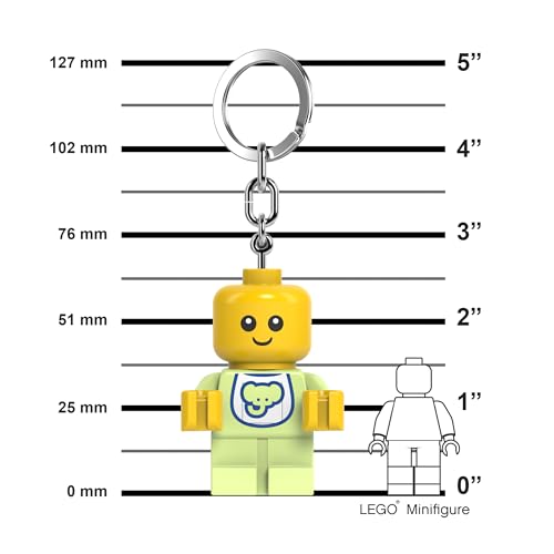 IQ شخصيات ليغو - سلسلة مفاتيح ضوء شخصية بطول 2.25 بوصة - طفل (KE209H) - Image 3