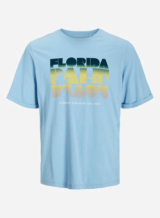 برودكت تيشيرت قصير بطبعة جرافيك