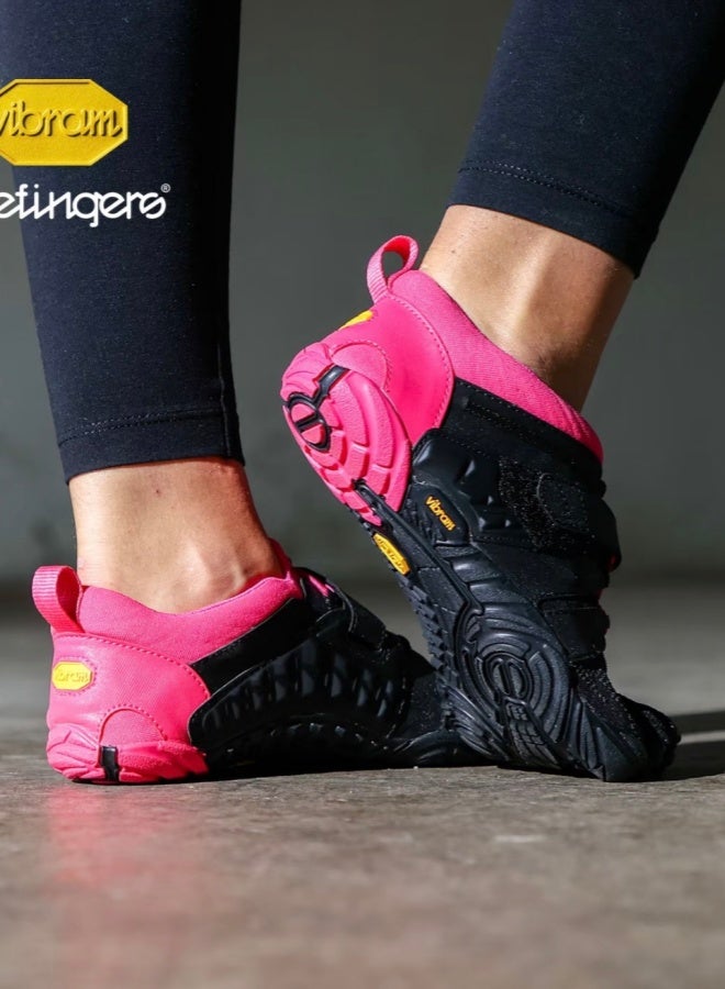 Vibram FiveFingers New Women's Indoor Training Gym Barefoot Running Shoes VTRAIN /Rose Pink & Black - Image 1