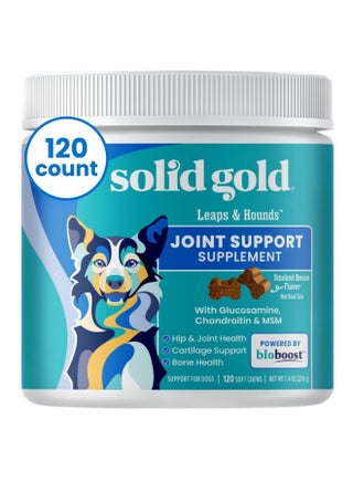Glucosamine For Dogs Hip And Joint Supplement  Glucosamine Chondroitin Msm For Dog Pain Relief  Leaps & Hounds Chews For Dog Arthritis Pain Relief & Overall Mobility  120 Soft Chews - pzsku/Z58F1C38A46764E6890E5Z/45/_/1726222288/47fce6b5-21f9-4842-8455-6e123cbdc37b