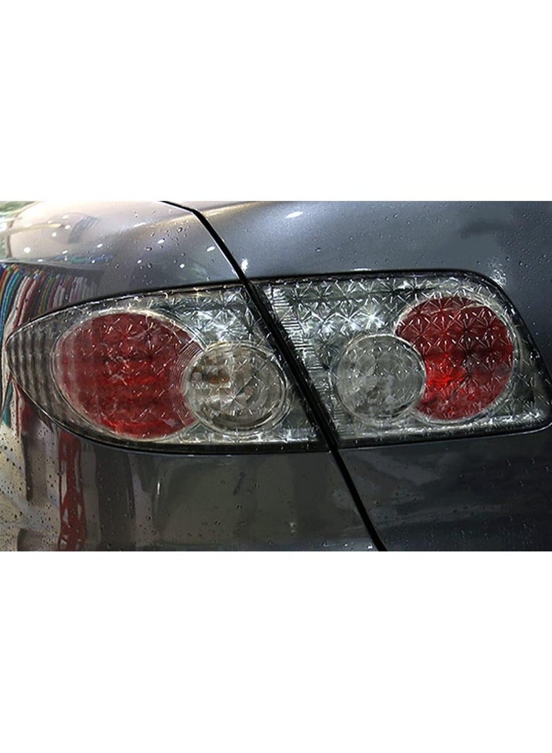 MUNTAQI 2 Rolls Car Light Film Self Adhesive Cat Eye Car Light Tint Vinyl Film Auto Headlight Taillight Foglight Decorative Sticker Wrap Lamp Tint Film 30*150cm - Image 5