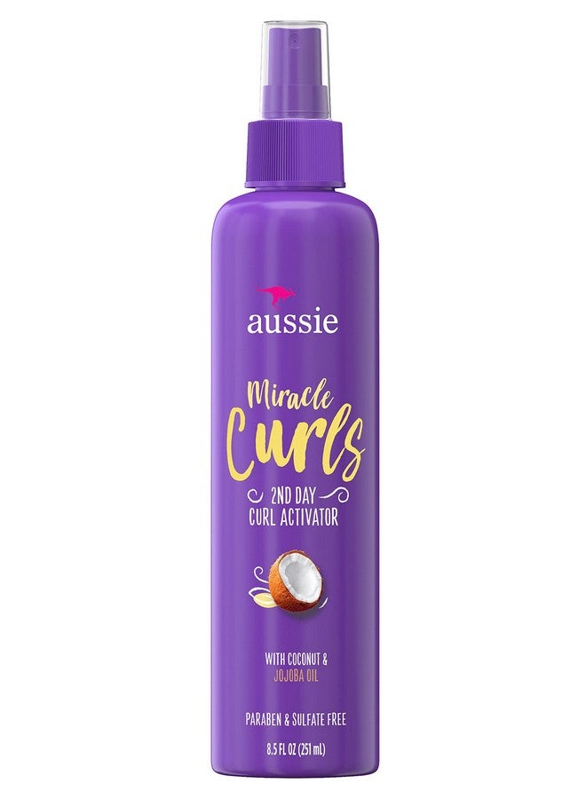 Aussie Miracle Curls 2Nd Day Curl Activator Coconut & Jojoba Oil 8.5 Fl Oz (Pack Of 2) - Image 2
