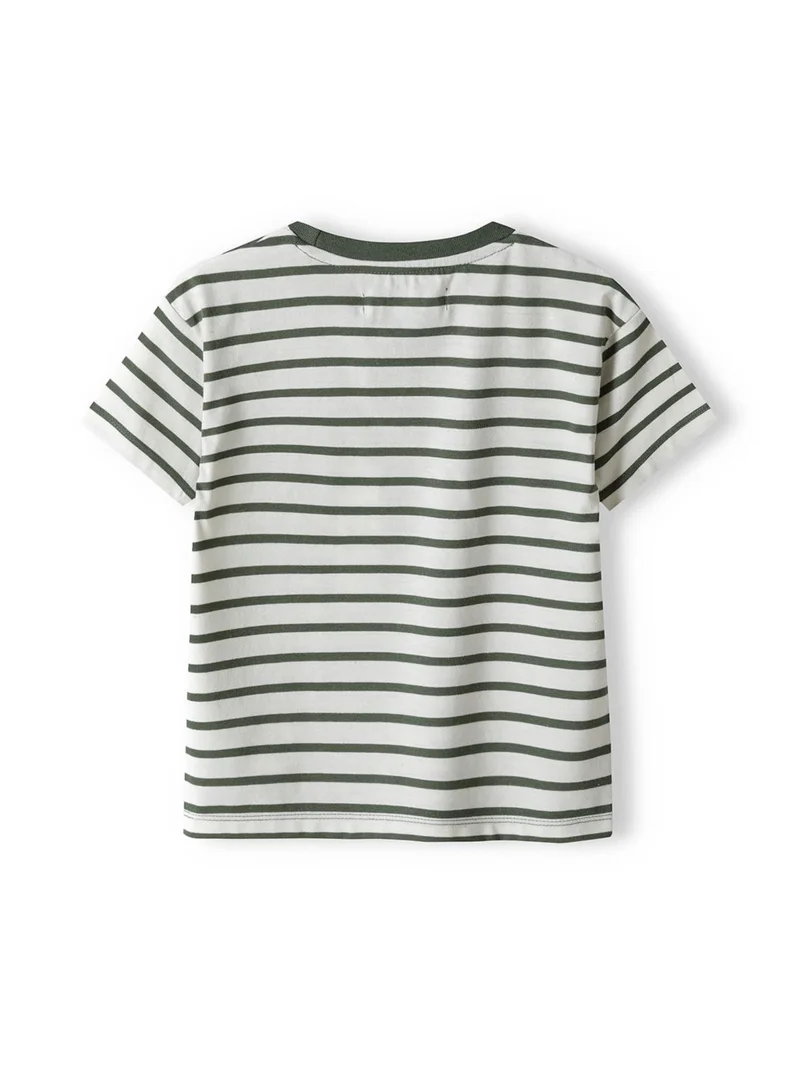 MINOTI Kids Boys Summer Set T Shirt and Shorts with Pocket and Drawstring