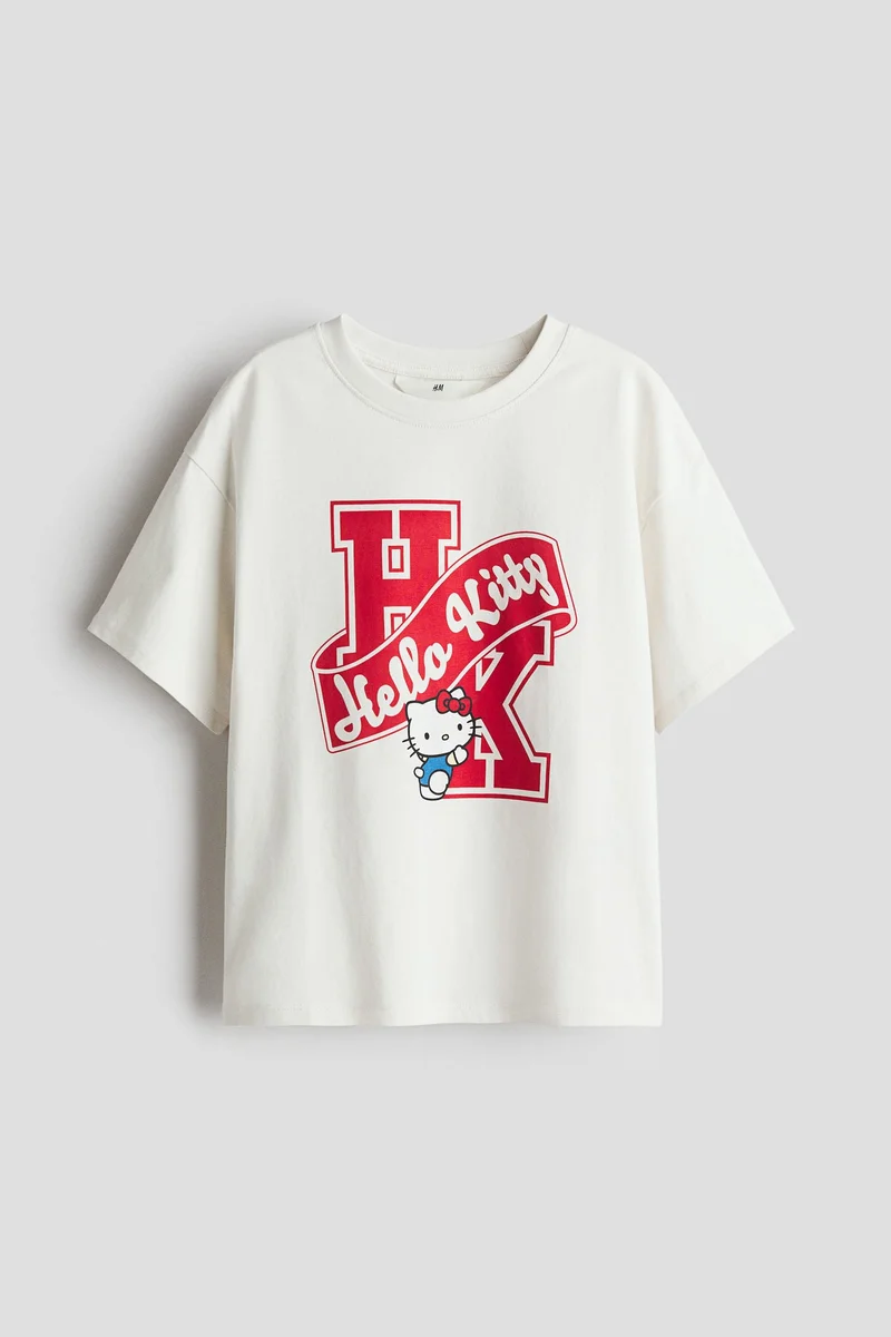 H&M Printed cotton T-shirt