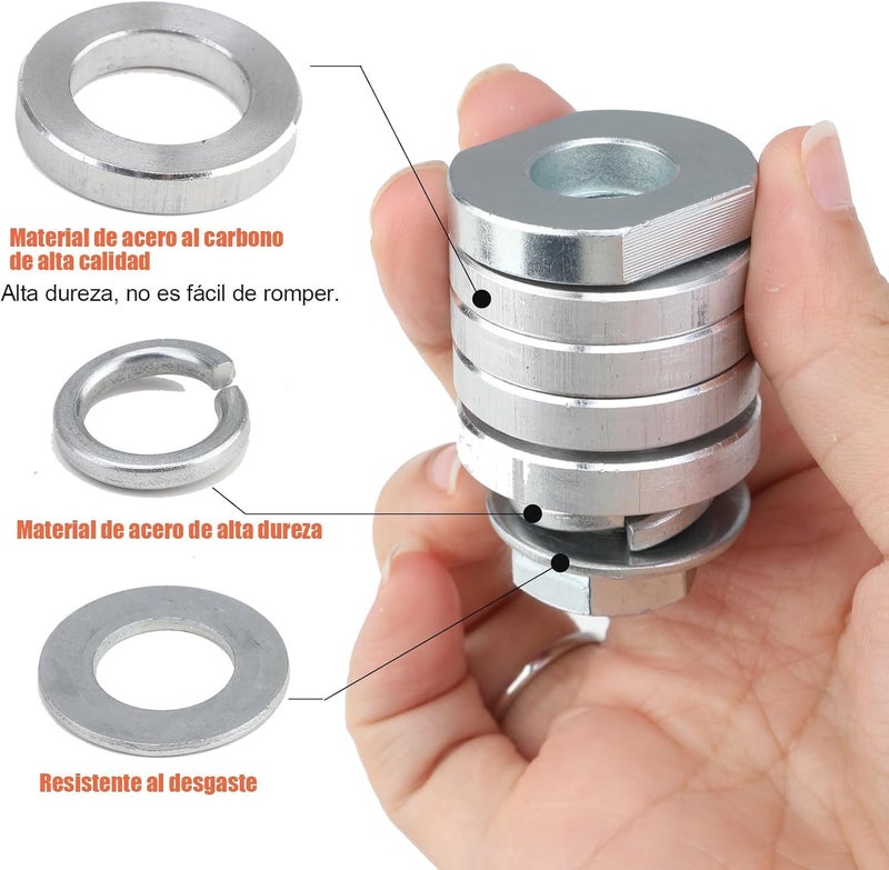 Angle Grinder Adapter: M14 Silver High-Strength Alloy Steel - Rapid Tool Swapping Grinder Conversion Kit for Workshop Metalworking, DIY Fabrication Projects - Image 3