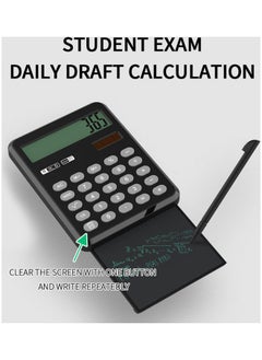 NIBEMINENT Desktop Calculator With LCD Writing Tablet Grey  - Image 2