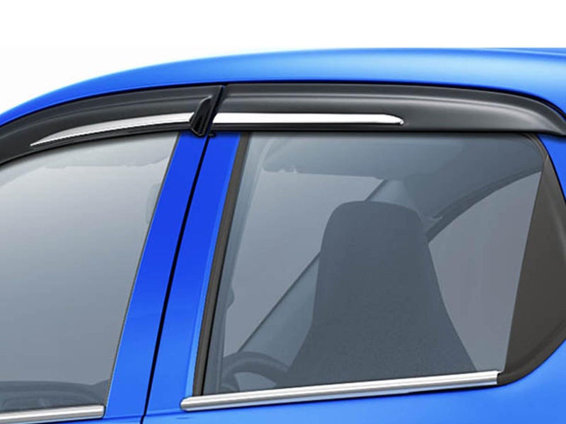 CAR SAAZ Chrome Line Door Visor for Eeco (2010-2022) (Set of 6Pcs) | Wind Deflector | Rain Guard - Image 2