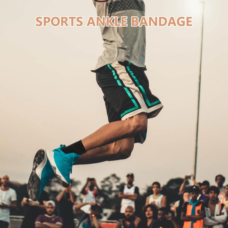 Ankle Brace Support Sleeve For Sports Soccer Basketball Training Size M - Image 4