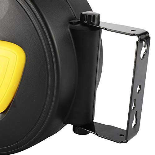 BTSHUB Retractable Air Hose Reel 5/16 in. x 33' ft Hose Wall Mount Tool 180 Degree Rotation - Image 5