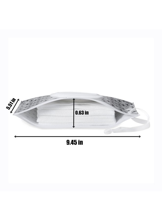 PandaEar 4 Pack Baby Wipe Dispenser, Refillable Baby Wipe Holder Bag Portable Wipes Container Reusable Wet Wipe Pouch - Image 3