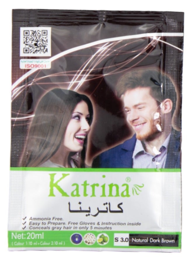 Katrina Two Pieces Of Natural Dark Brown 2x20 ml - Image 2