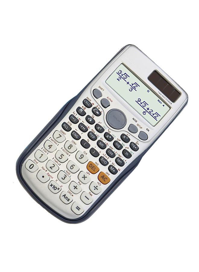 Function Calculator Clear LCD Screen Display Protective Cover ABS Lightweight Keys Portable Calculator for Student