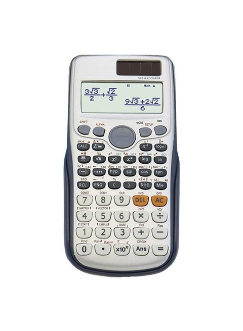 Function Calculator Clear LCD Screen Display Protective Cover ABS Lightweight Keys Portable Calculator for Student