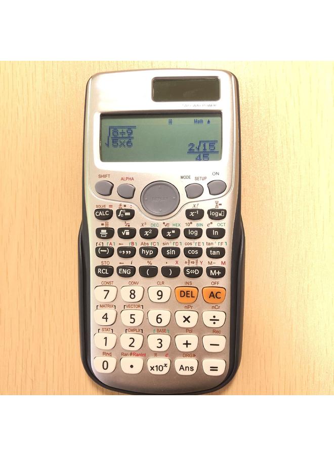 Function Calculator Clear LCD Screen Display Protective Cover ABS Lightweight Keys Portable Calculator for Student