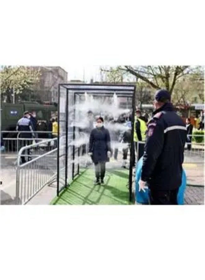 نظام الرذاذ عالي الضغط DEX-025، مضخة 50 بار، 50~60 هرتز مع قابس المملكة المتحدة، فلتر مياه بسيط، مجموعة كاملة من 6 فوهات 0.15 مم مع جهاز تحكم عن بعد لنظام التبريد الخارجي والتحكم في الغبار - Image 5