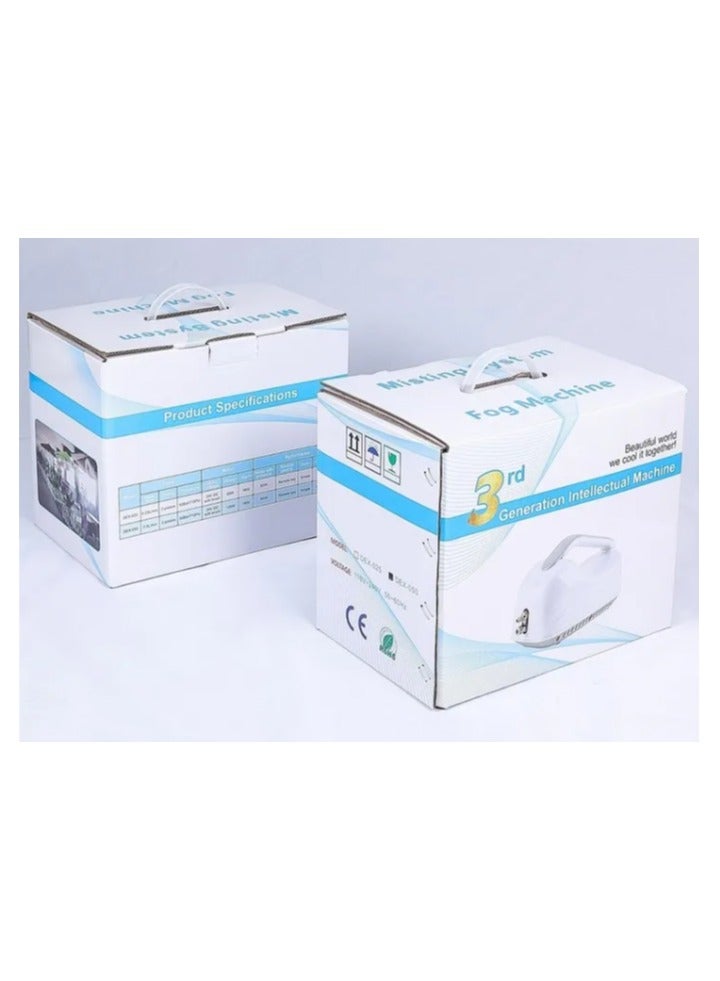 نظام الرذاذ عالي الضغط DEX-025، مضخة 50 بار، 50~60 هرتز مع قابس المملكة المتحدة، فلتر مياه بسيط، مجموعة كاملة من 6 فوهات 0.15 مم مع جهاز تحكم عن بعد لنظام التبريد الخارجي والتحكم في الغبار - Image 4