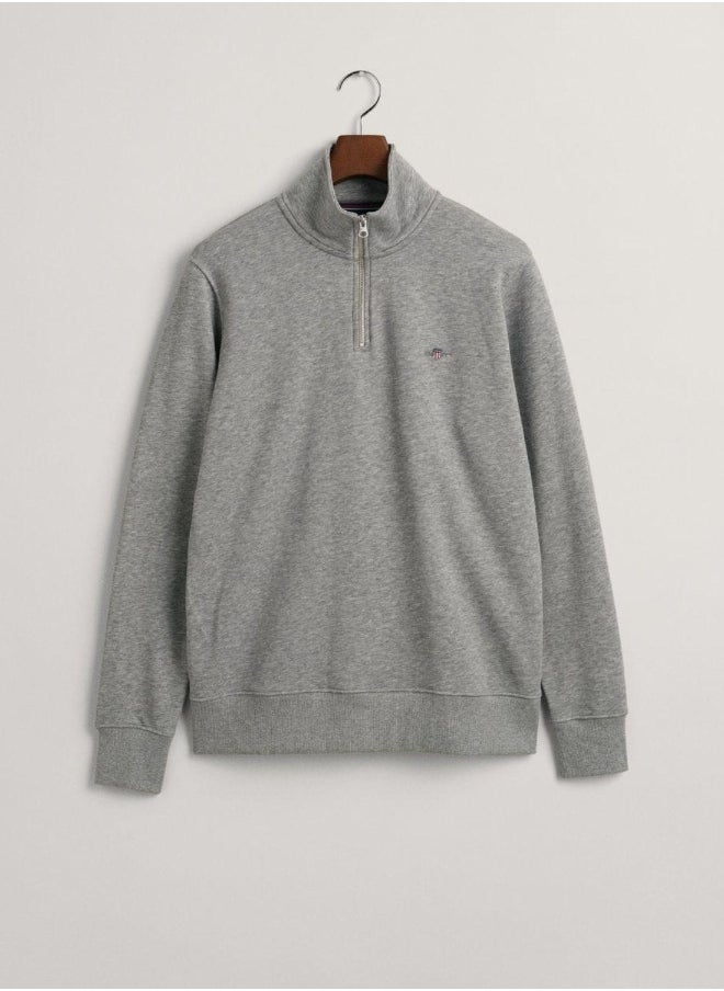 GANT - Gant Shield Half-Zip Sweatshirt - Image 1