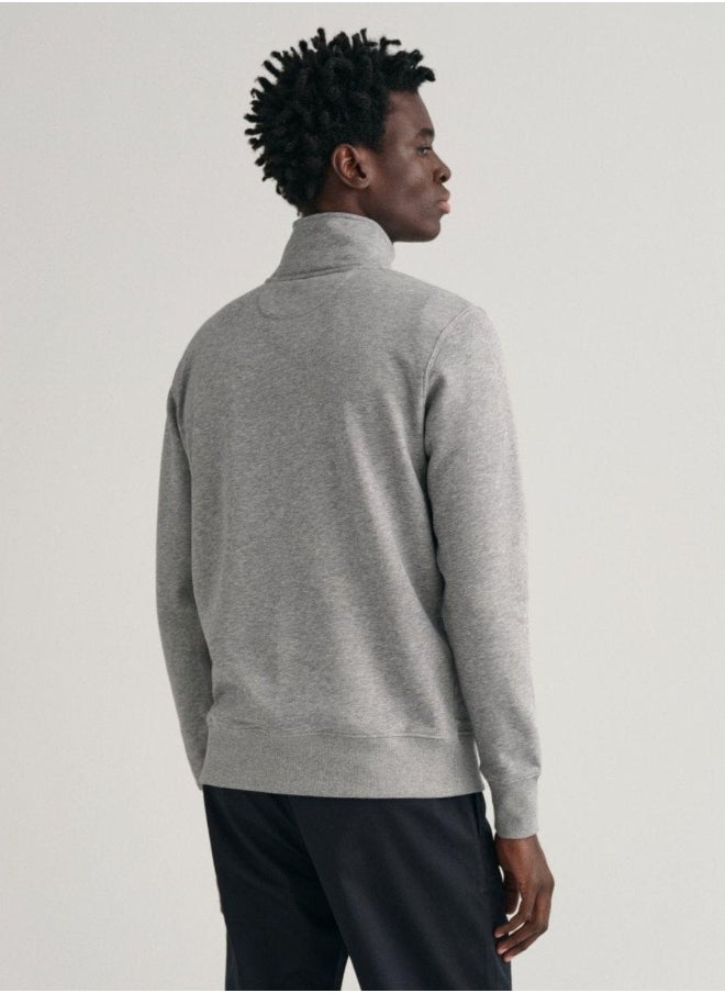 GANT - Gant Shield Half-Zip Sweatshirt - Image 1