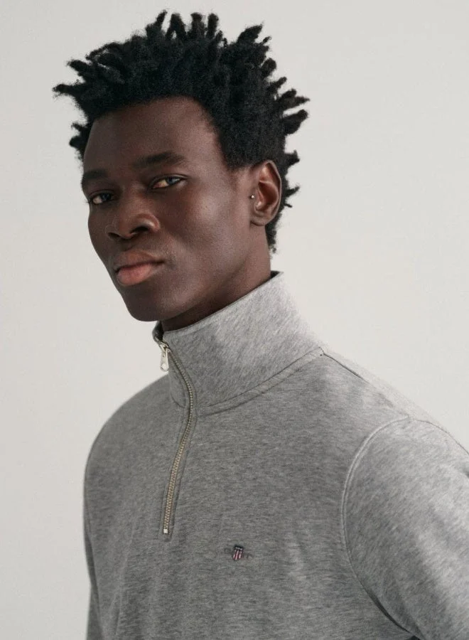 GANT  Gant Shield Half-Zip Sweatshirt for Men | Best Price UAE