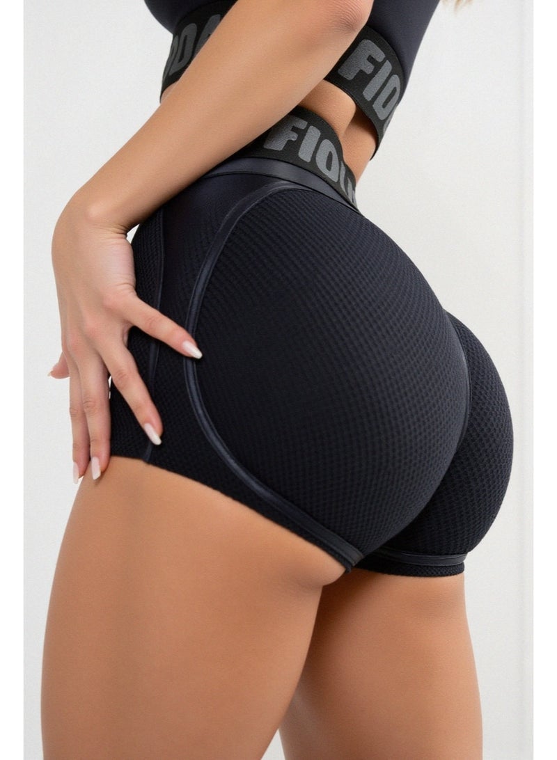 Bona Fide Premium Quality High Waist Biker Shorts for Women with Push Up - Womens Lifting Shorts for Gym, Workout - Image 3