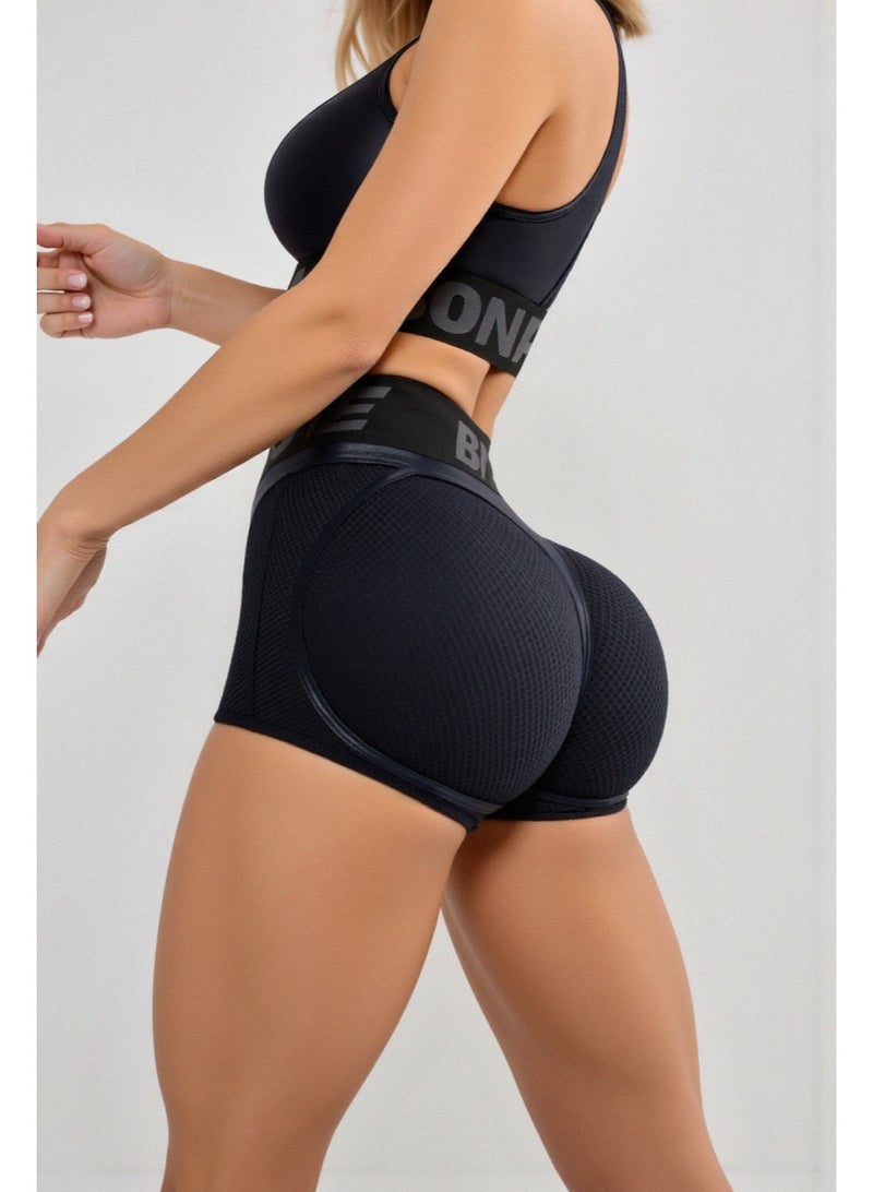Bona Fide Premium Quality High Waist Biker Shorts for Women with Push Up - Womens Lifting Shorts for Gym, Workout - Image 4