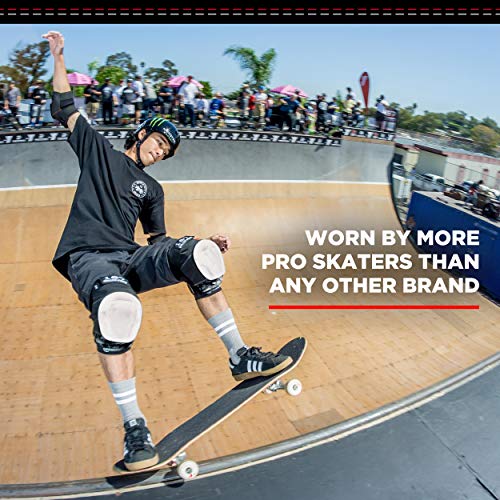 187 Killer Pads Pro Knee Pad, Black/White, Medium - Image 5