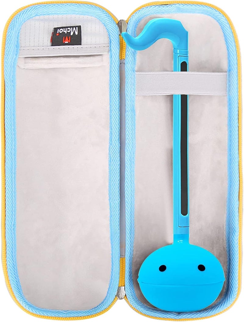 مشوي حقيبة حمل صلبة من Mchoi مناسبة لآلة Otamatone اليابانية الموسيقية الإلكترونية، مركب محمول من Cube/Maywa Denki، خفيفة الوزن ومقاومة للماء، حامل آلة Automatone باللون الأزرق - Image 1