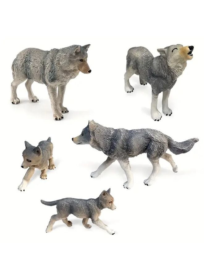 Model 15168 Wolf C Realistic Wolf Suit Animal Model Toy - Image 2