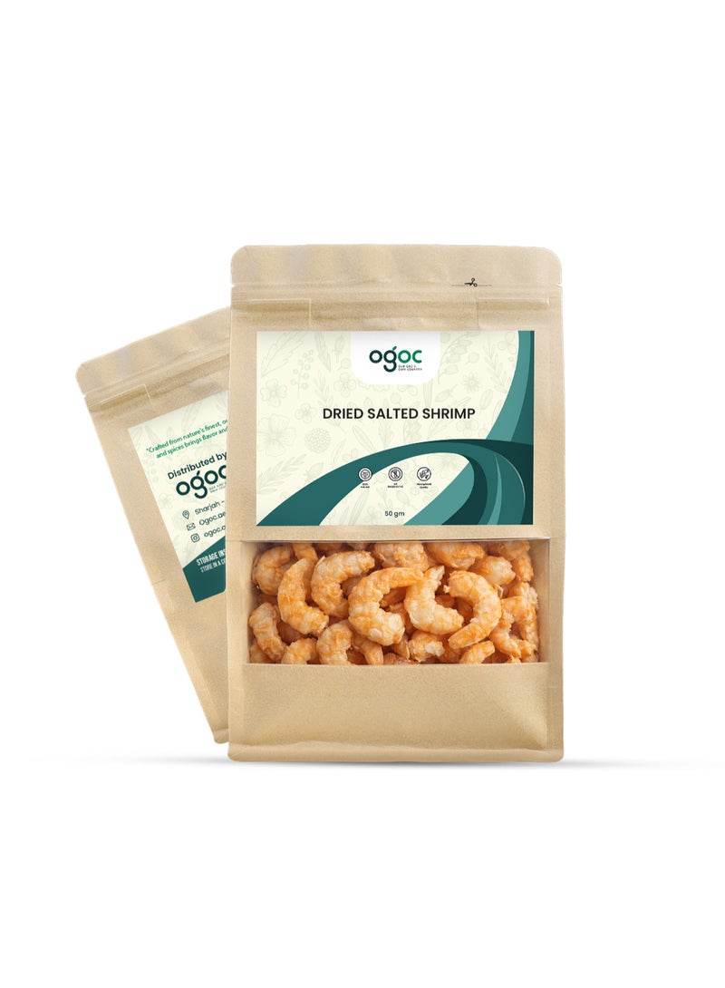 OGOC Dried Salted Shrimp Sun Dried Shrimp Salted Seafood Dried Prawns Traditional Seafood Pantry Essential For Cooking Seasoning Curries Soups - Image 5